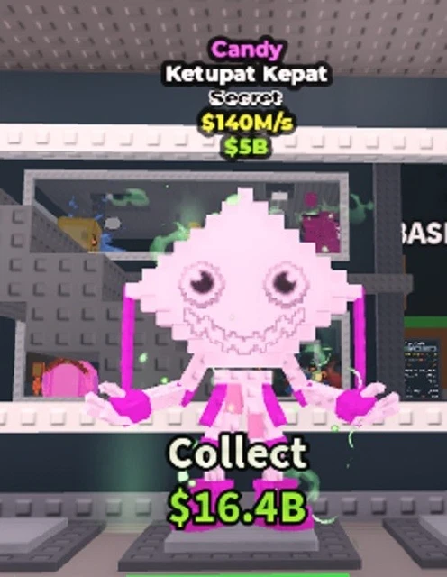 STEAL A BRAINROT Candy Secret Ketupat Kepat $140 M/s Rare EUR 4,00