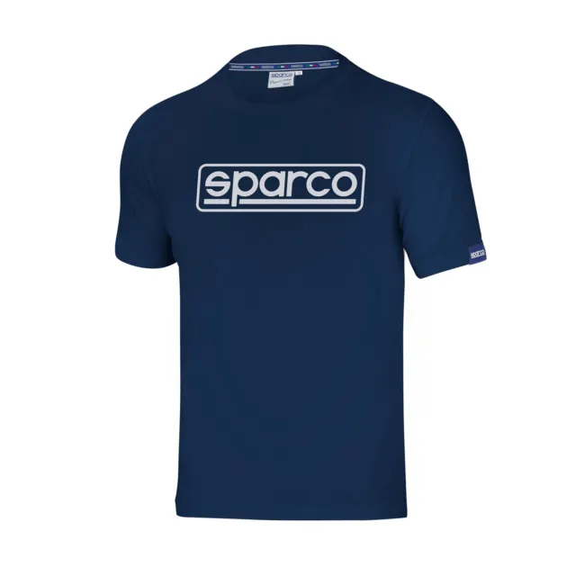 Sparco Racing Karting Classic T-Shirt with Large Logo on Front Mens Sizes S-XXL