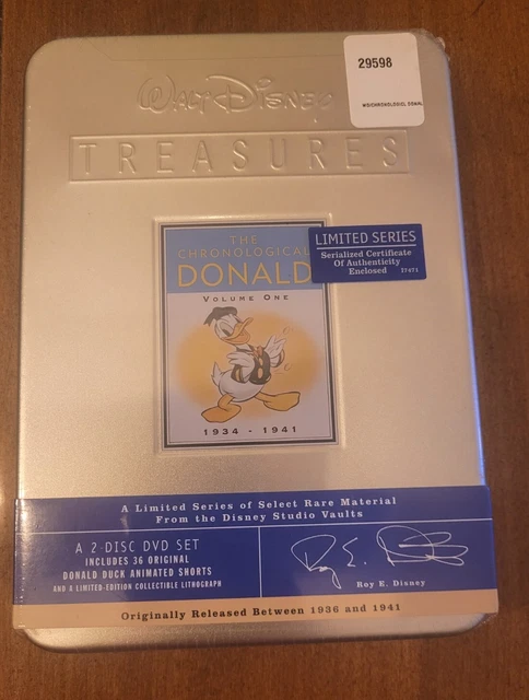 Walt Disney Treasures: The Chronological Donald: Volume One (1934-1941) (DVD,...