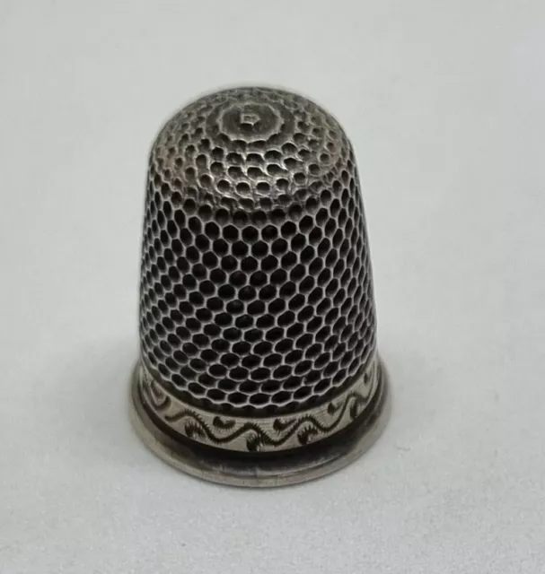 Antique Sterling Silver Thimble