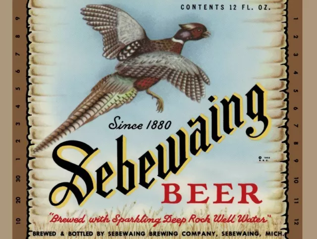 Sebewaing Sport Beer New Metal Sign: Sebewaing, Michigan - 12 x 16" Large Size