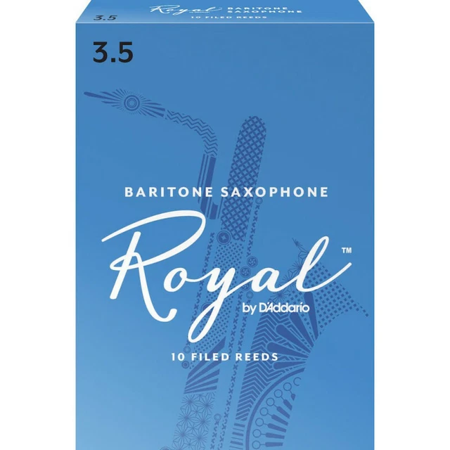 D'Addario RLB1035 - Anches saxophone baryton, force 3.5, boîte de 10