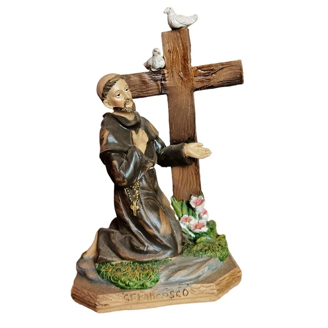 STATUE RELIGIEUSE DEBOUT, Figurine De Collection Pour Cour, Bureau