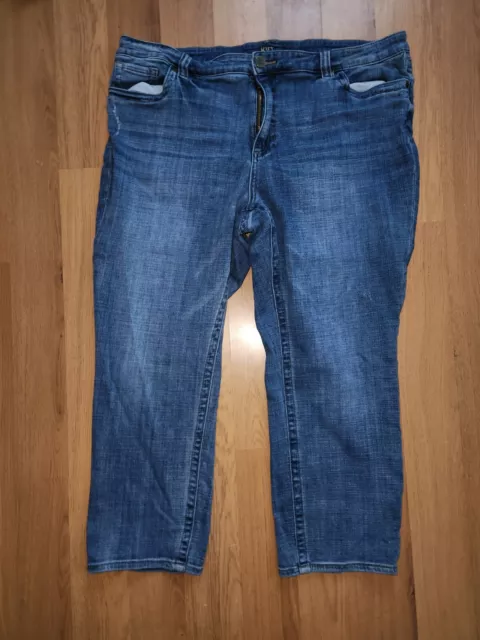 Womens Kut From The Kloth ~ Size 20W ~ Ankle Straight Leg Jeans