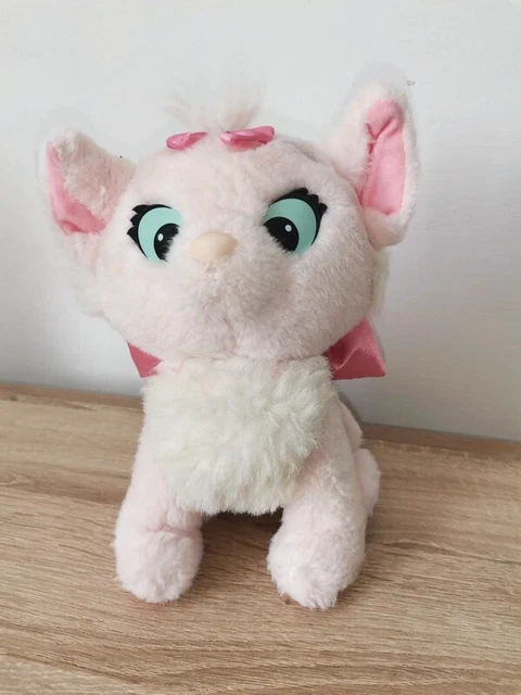 peluche chat rose