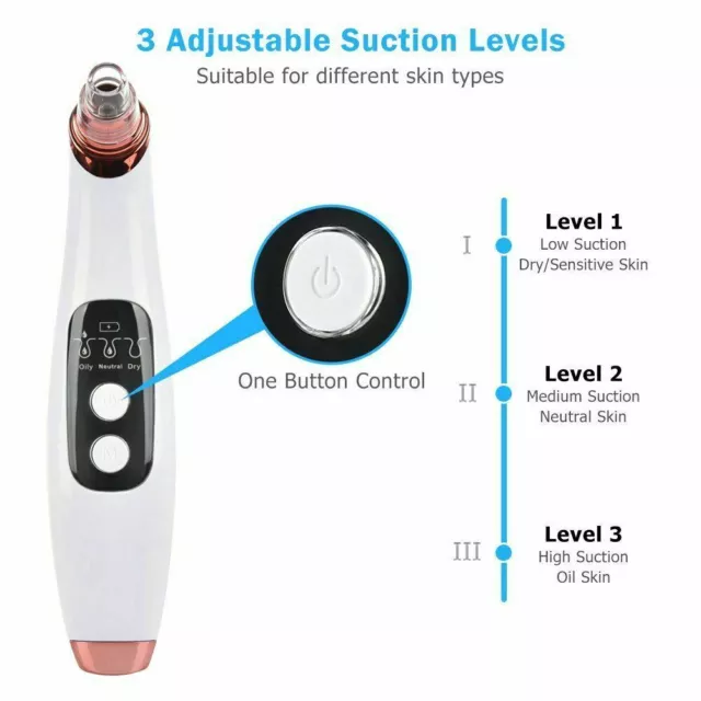 Electric WIFI Blackhead Remover Vacuum Facial Pore Derma Acne Skin Face Cleaner 2