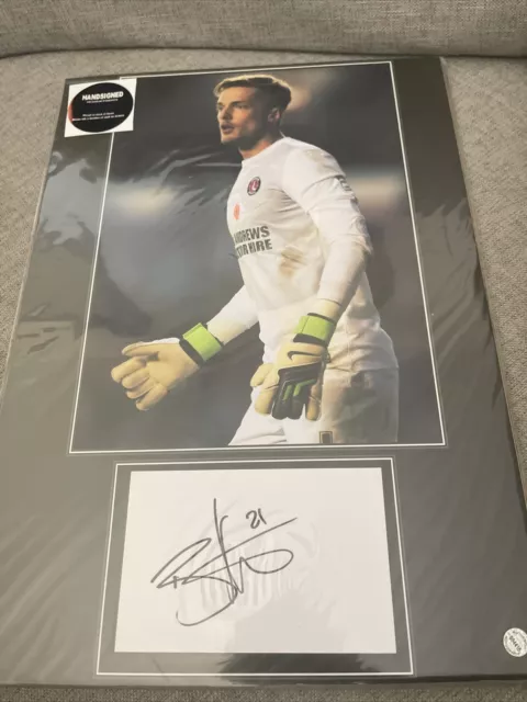 Ben Hamer 2011 Ex Charlton Athletic Fc Original Autograph And Picture