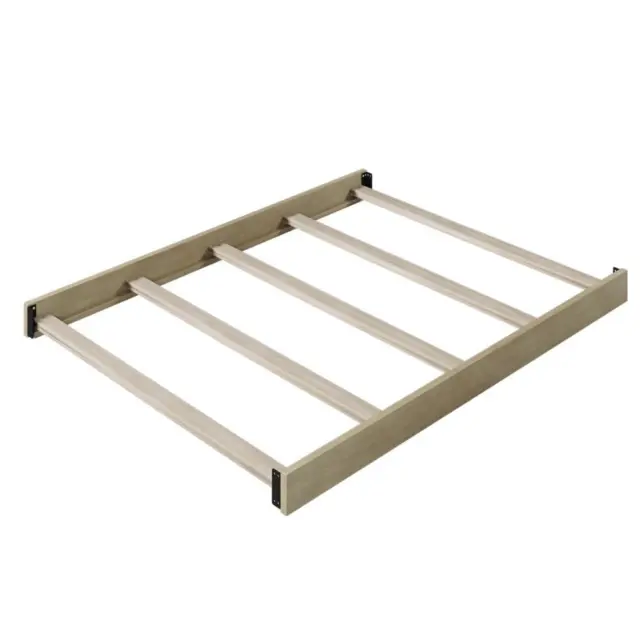 Full Size Conversion Kit Bed Rails for Convertible Crib Stone Gray