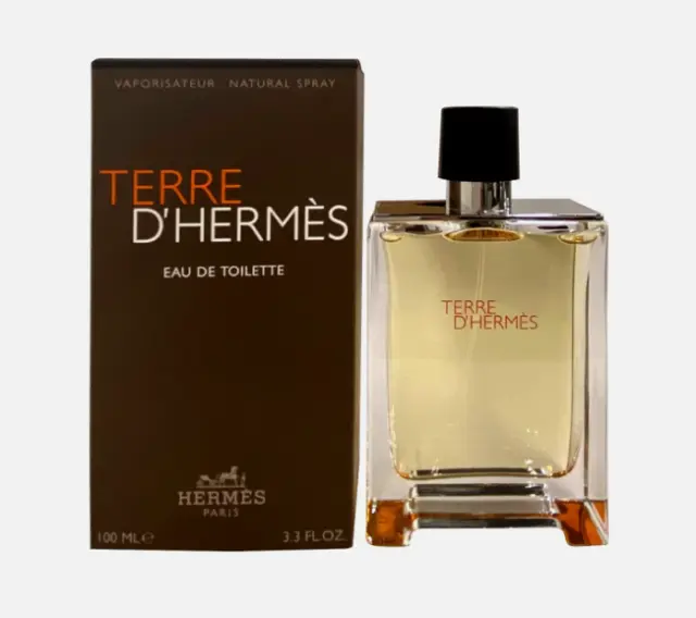 Terre D'Hermes By Hermes Eau de Toilette for Men 3.4oz/100ml *NEW IN SEALED BOX*