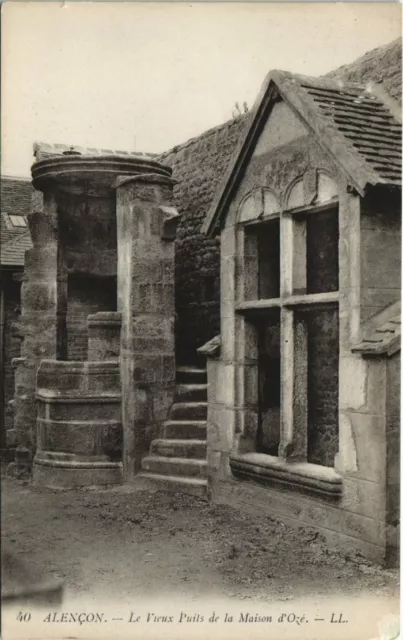 CPA ALENCON-The Old Well of the House of Ozé (29718)