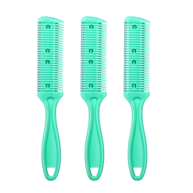3 piezas peine de pelo de doble lado para corte de pelo moldeador de pelo peine para peluquero,