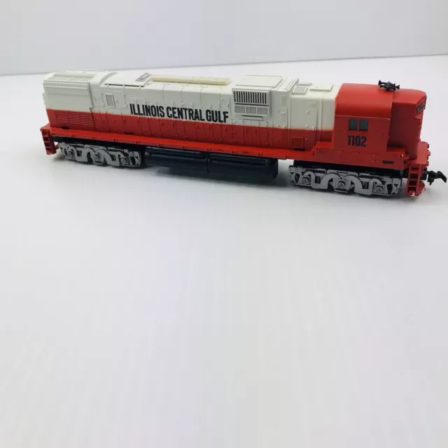 Tyco Alco Super 630 Powered Lighted ICG 243a / Illinois Central Gulf 1102 HO 3