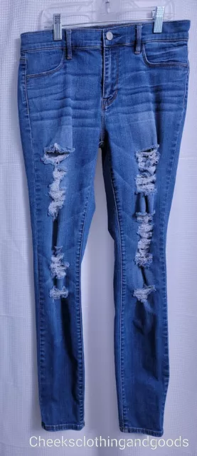 PACSUN JEGGING DISTRESSED Super Stretch Jeans Women's size 27 $18.85 ...