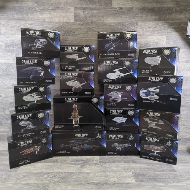 Star Trek Discovery 18 Ship Eaglemoss Hero Collector Bundle Job Lot XL Official