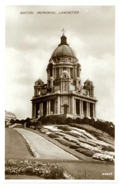 LANCASTER - ASHTON MEMORIAL Real Photo Postcard