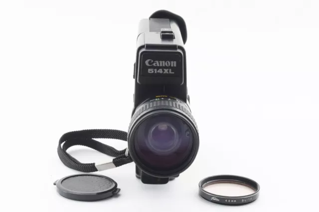 Près de Mint + 3🌟 Canon 514 XL Super8 Movie Camera Zoom 9-45mm F/1.4...