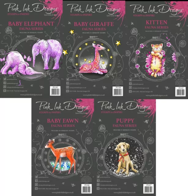Pink Ink Designs - Bambino Animali Collezione - A5 Timbri