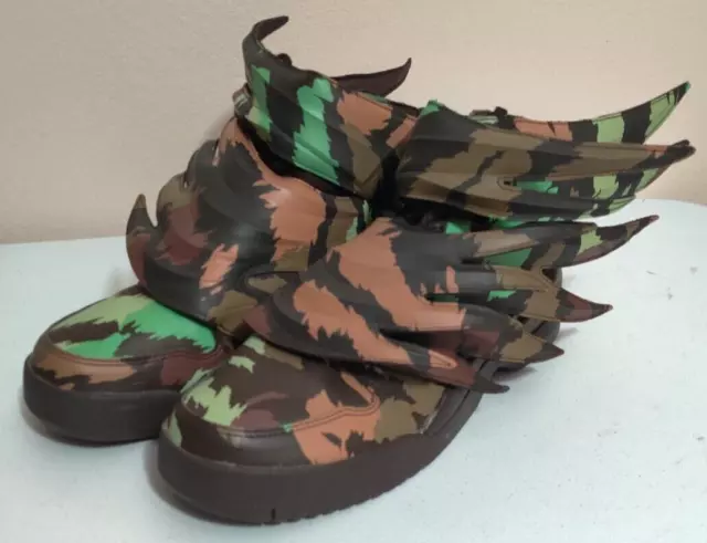 Adidas Jeremy Scott Wings 3.0 Camo Mens Size 11 S77804 Used