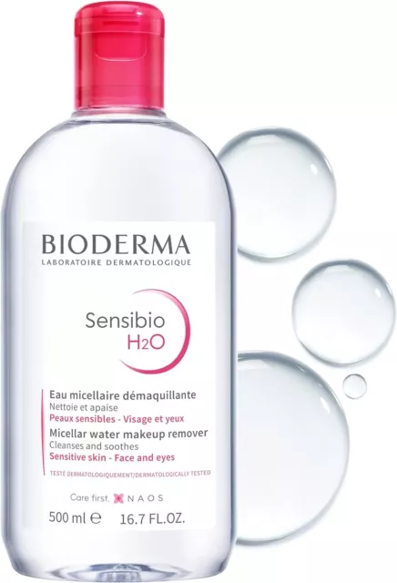Bioderma Sensibio H2O Micellar Cleansing Water Makeup Remover for Sensitive Skin