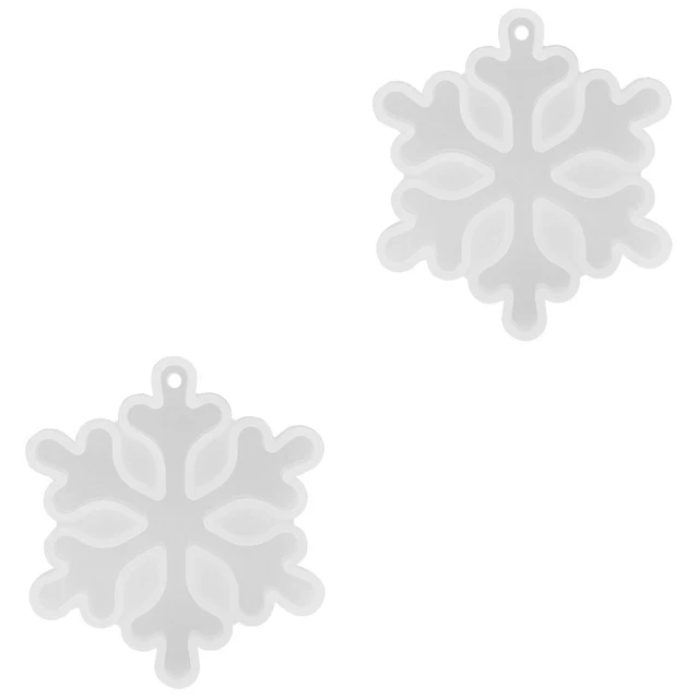 Set 2 Gießform Aus Harz Silikonform Für Hängenden Anhänger Zubehör