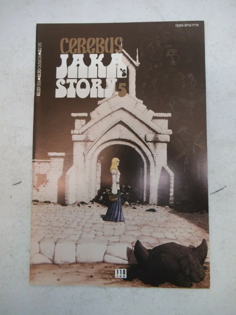 Cerebus #118 January 1989 Near Mint 9.4 9.6 Aardvark Vanaheim Jaka Story 5