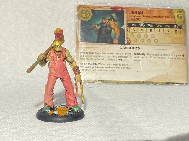 Johan - Malifaux - PAINTED - Outcasts (2nd Edition)