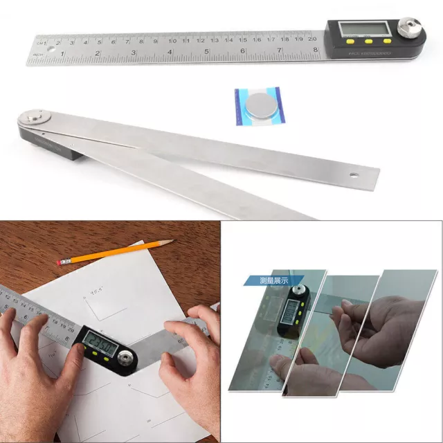 iGaging 19.69" Electronic Digital Protractor Goniometer Angle Finder Miter Gauge