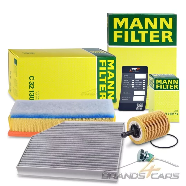 Mann-Filter Inspektionspaket Filtersatz A Für Audi A4 8K B8 A5 8T 2.0 Tdi Ab 07