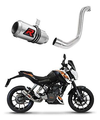 arrow pot d echappement nocat approuve thunder aluminium noir embout carby compatible avec ktm duke 125 2017 2018 2019 2020 mototopgun 71860akn 71675mi 
