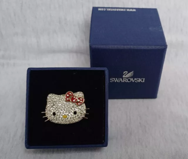Swarovski Sanrio Hello Kitty Ring Gr.55 NEU,Sammlerstück