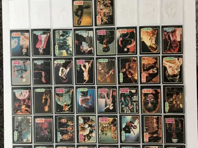 Rock Stars Vintage Trading Card Set 66 Cards Donruss 1979 Kiss Queen 3