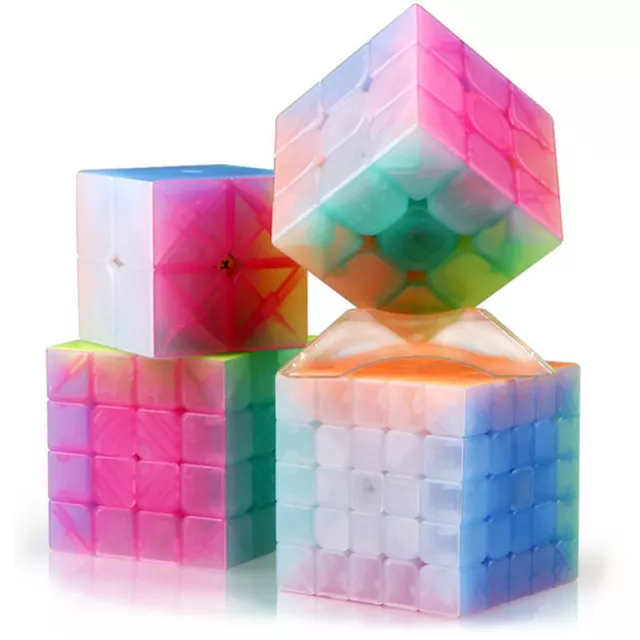 2X2 3X3 4X4 5X5 Pyraminx Magic Cube Puzzle Cube Smooth Speed Jelly Gift Toys Kid