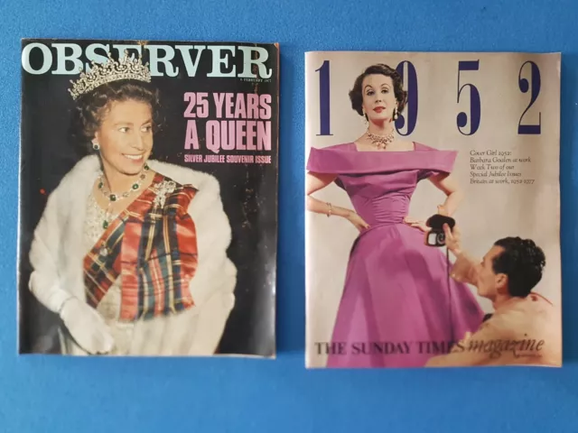 Queen Elizabeth II 1977 Silver Jubilee magazines