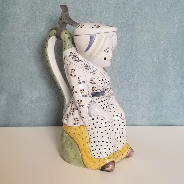 Lampe Angi Céramique Anthropomorphe – Années 90 – Design Italien Amusant