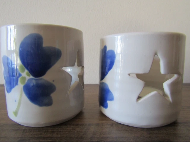 Ballydougan Portacandele per tè in ceramica x 2