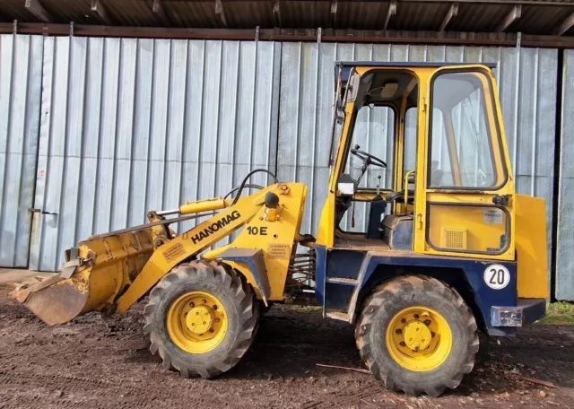 Hanomag 10E Radlader, Hoflader, Lader, kein JCB, Kramer, Atlas, Ahlmann