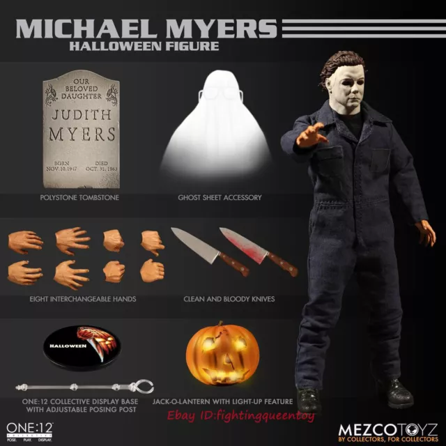 MEZCO TOYZ ONE:12 Halloween Michael Myers Action Figure Collective Model INSTOCK