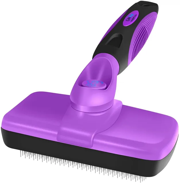 Dog & Cat Brush for Shedding & Grooming Self Cleaning Suitable for All Hair