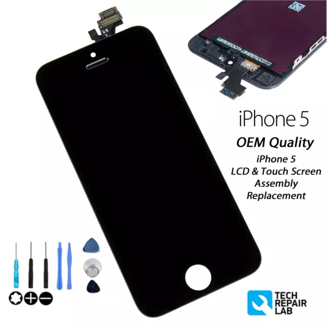 NEW Original iPhone 5 Retina LCD Digitiser Touch Screen Assembly - BLACK