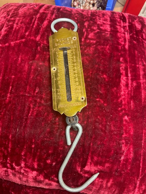 n°10 outil ancien / OLD TOOL / BALANCE peson Poket de 25 kg