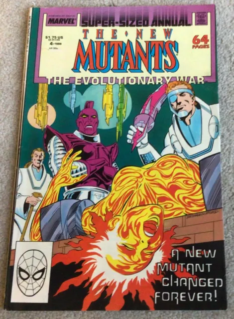 The New Mutants (Vol 1) Annual #4 - Evolutionary War - MARVEL - 1988
