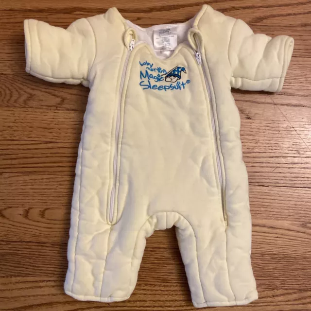 Baby Merlin's Magic Traje de Dormir Envoltura Transición Pequeño 3-6 Meses Amarillo