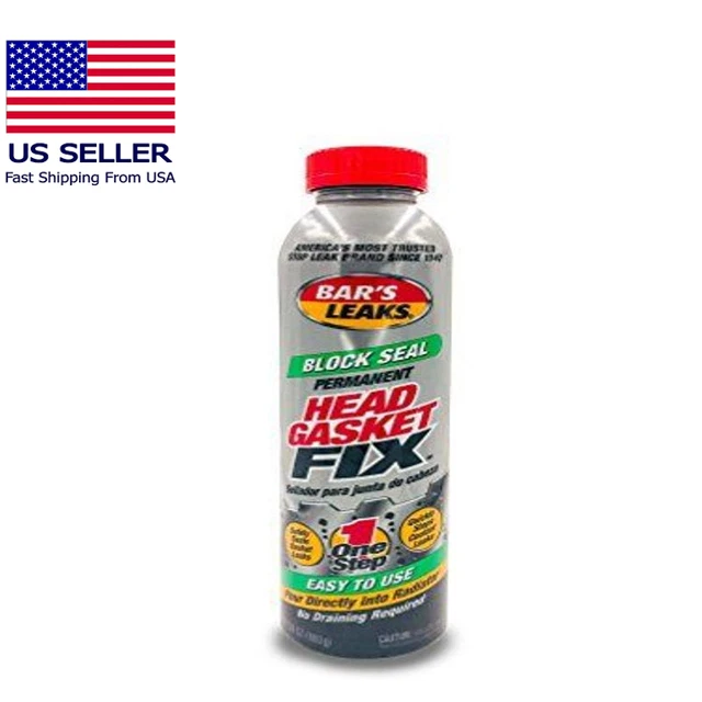 BAR'S LEAKS BLOCK Seal Head Gasket Fix Pack of 1, Brown 34.99 PicClick