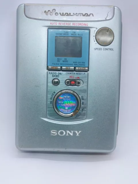 Sony WM GX 788 Walkman Cassette Player nouvelle courroie entretenue fonctionnant