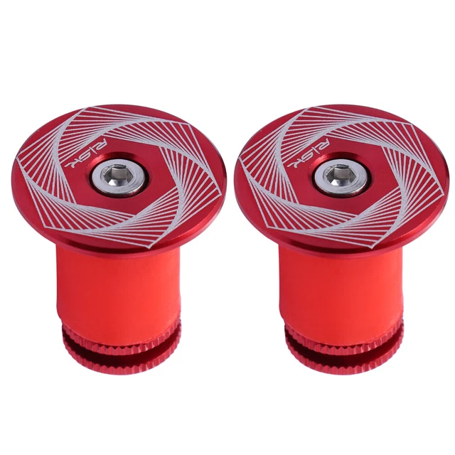 2 Pcs Bicycle Handlebar Replacement Cycling Caps Motor Bike End Accessories