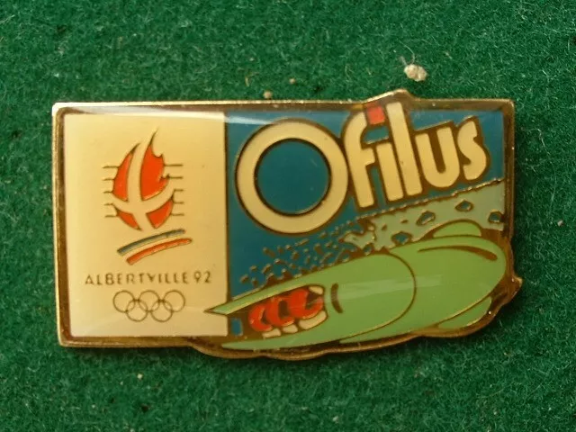 Pin's J.o Albertville 92 - Ofilus - Bobsleigh