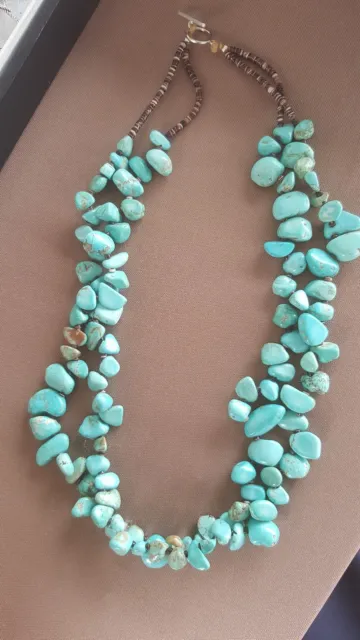 Collier turquoise Howlite