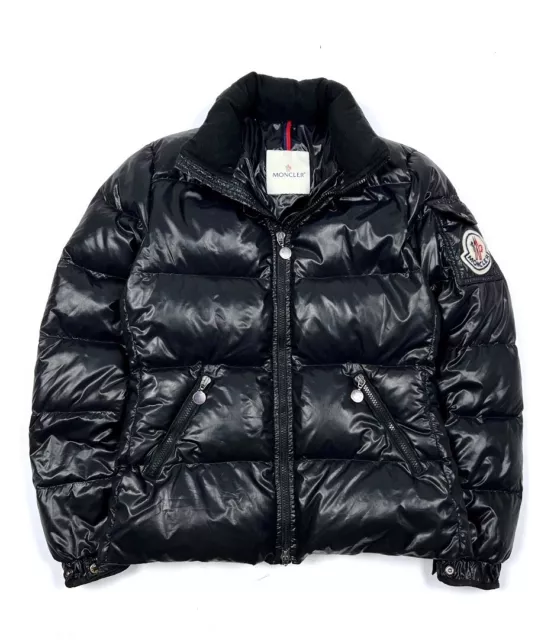 VTG Women's Auth MONCLER Bady Badia Clairy Black Zip Up Down Puffer Jacket - 2