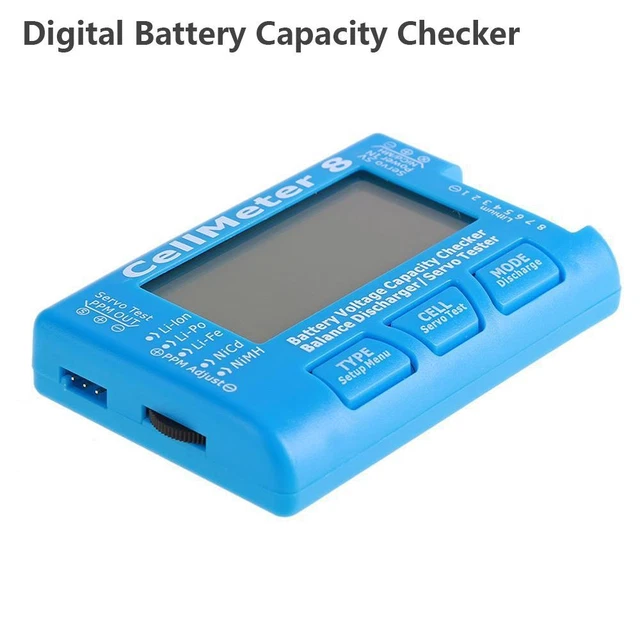 della capacità della batteria digitale Cellmeter Display LCD Tester batteria