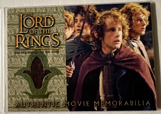 Topps Pippin's Travel Cloak Costume Card Lord of the Rings Movie Memorabilia